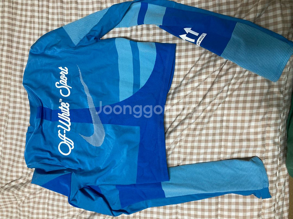 오프화이트x나이키 크롭탑--1