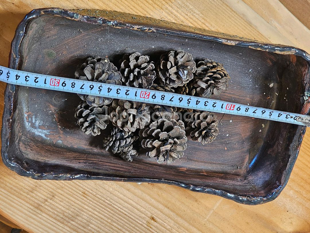 새거 옹기 숯수반 가습수반 옹기 사각수반--5