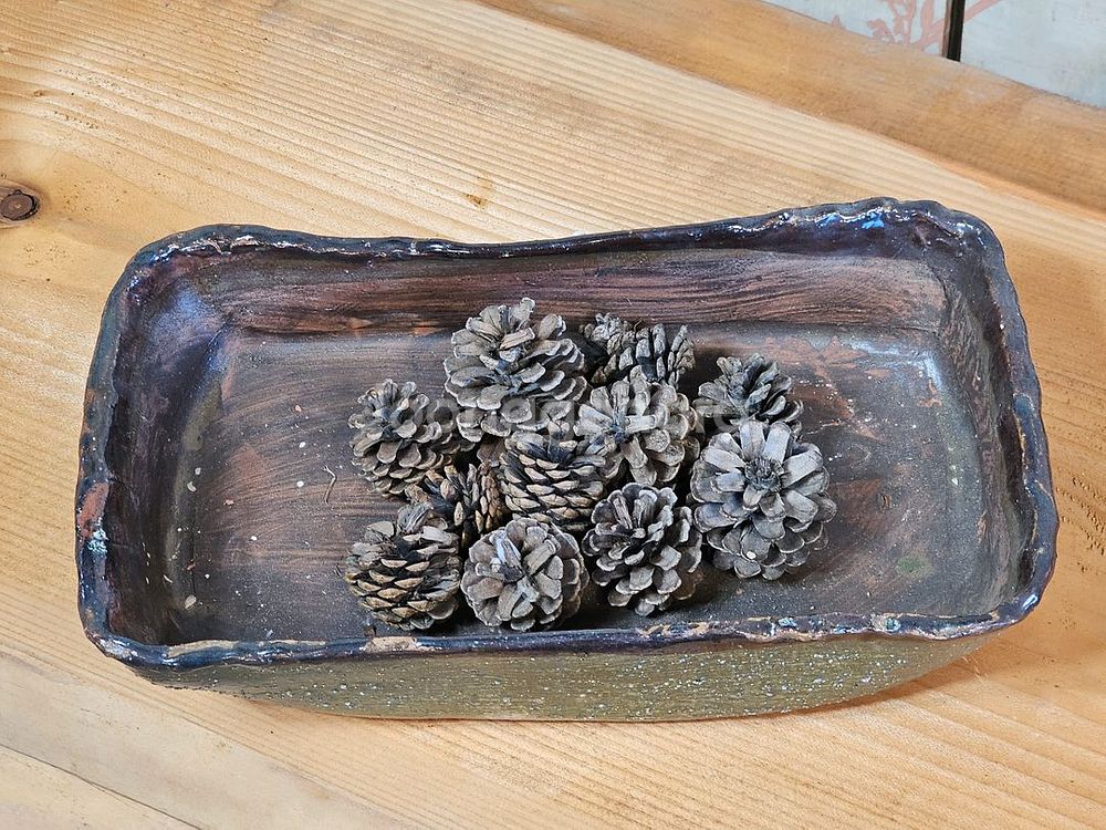 새거 옹기 숯수반 가습수반 옹기 사각수반--3