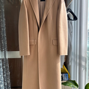 Theory 울캐시미어 베이지 롱코트 (000사이즈)