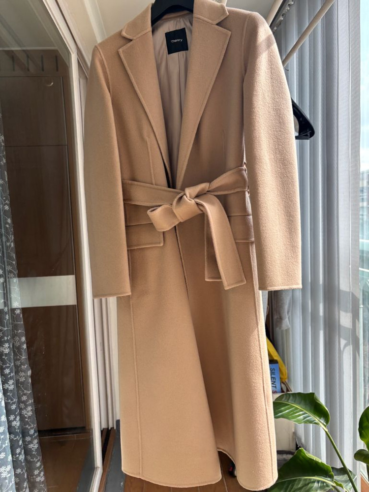 Theory 울캐시미어 베이지 롱코트 (000사이즈) 이미지