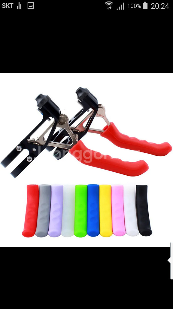 자전거 브레이크 레버 그립 실리콘 전기자전거 퀵보드--1