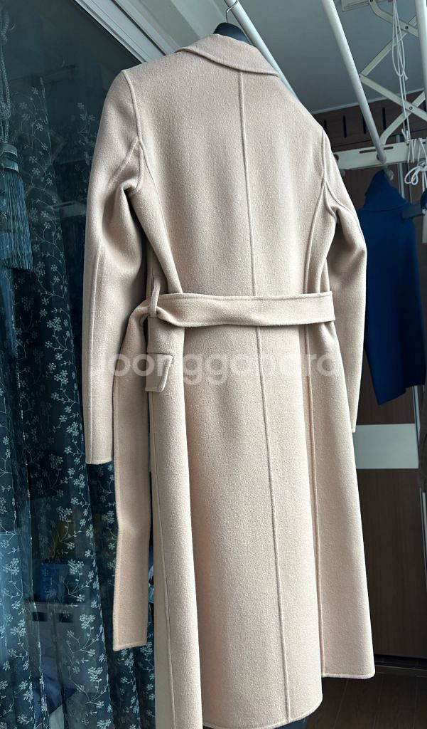 Theory 울캐시미어 베이지 롱코트 (000사이즈)--10