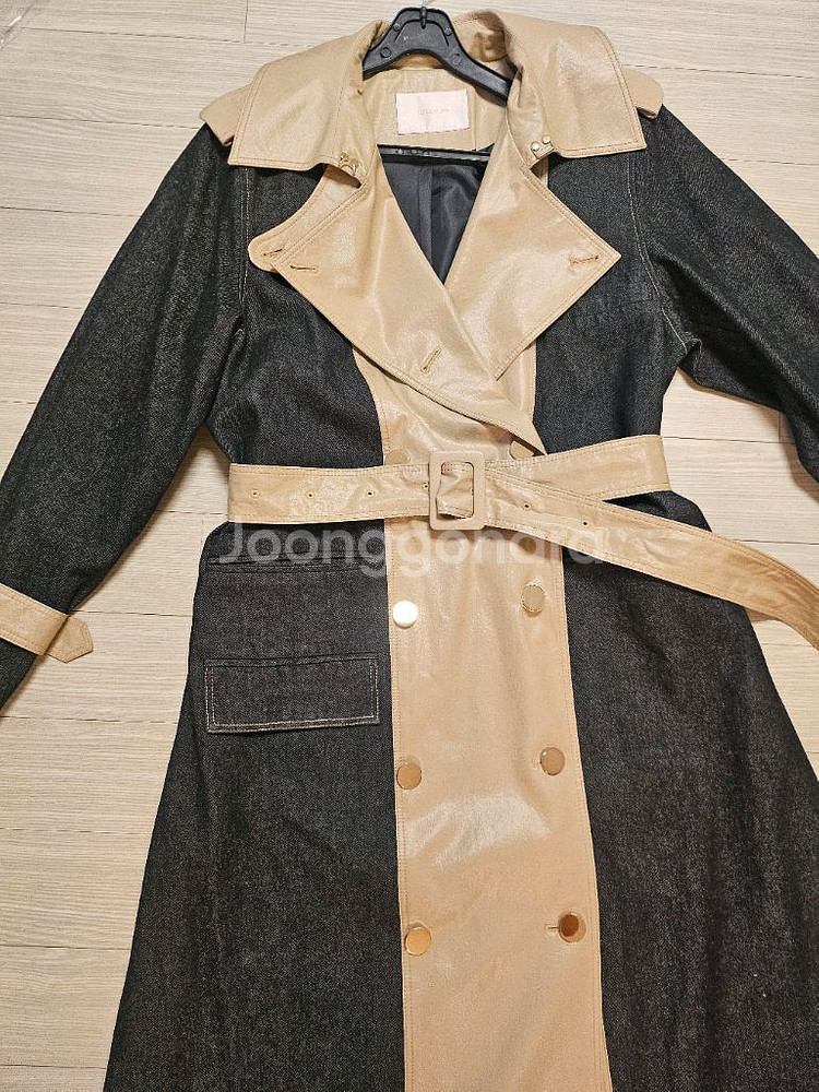 줄로그 트렌치 코트 트렌치코트 원피스--1