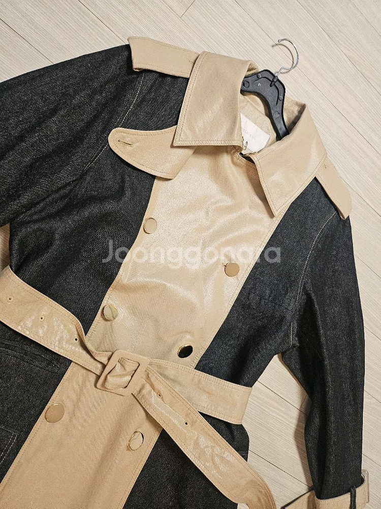 줄로그 트렌치 코트 트렌치코트 원피스--2