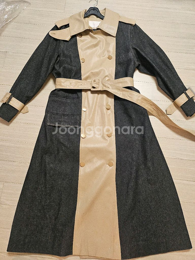 줄로그 트렌치 코트 트렌치코트 원피스--3