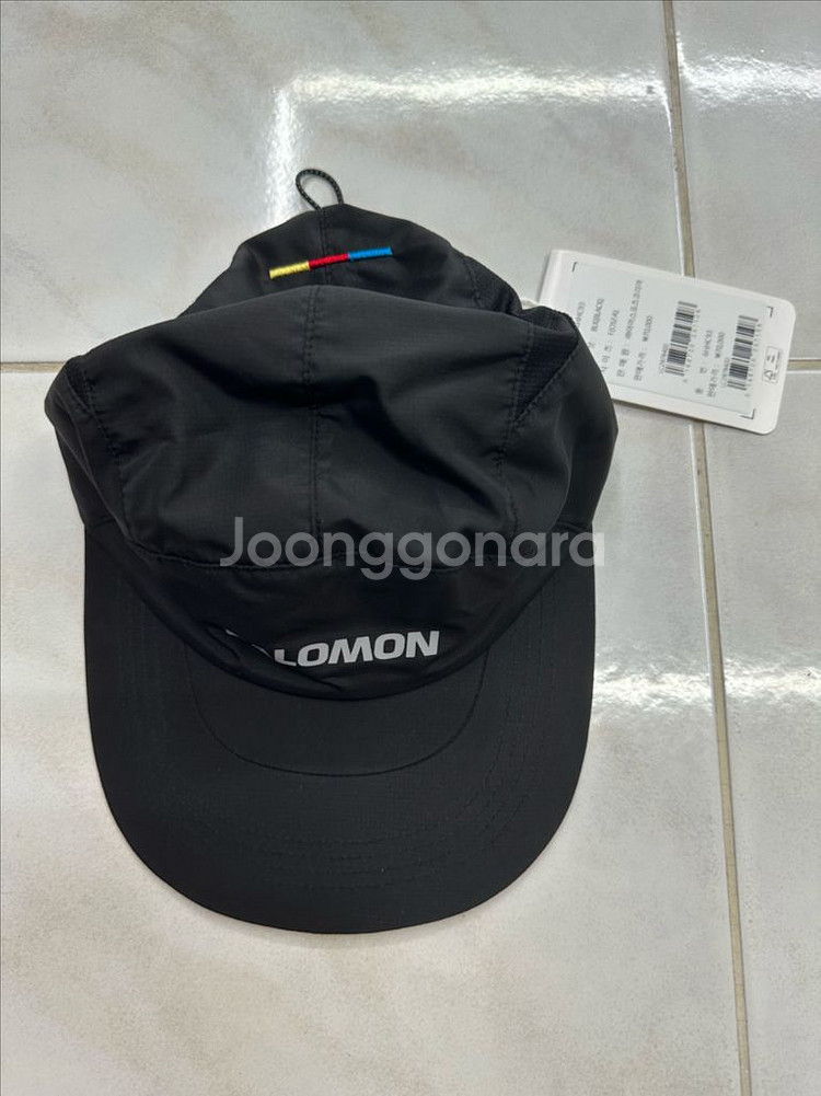 살로몬/ 릿지 5 패널 캡/ 블랙(새제품)--2