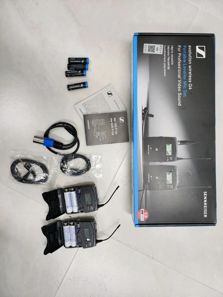 젠하이저 ew100 g4 박풀셋 2조 & mke2 1개 - 안심되는 중고거래