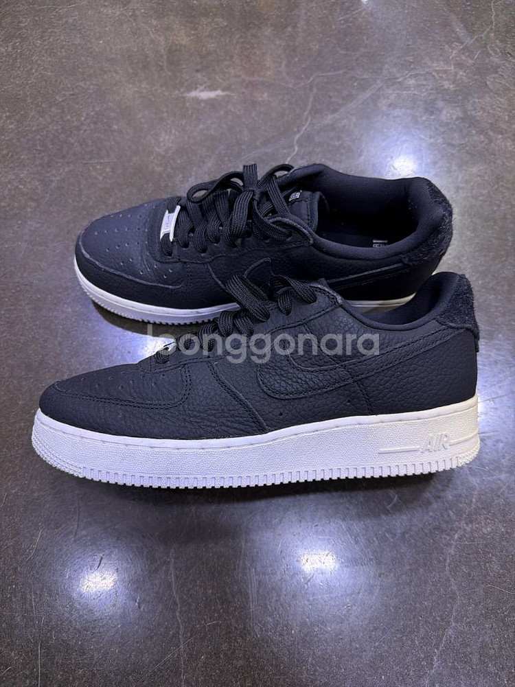 나이키 에어포스1 07 로우 크래프트 블랙 화이트260--5