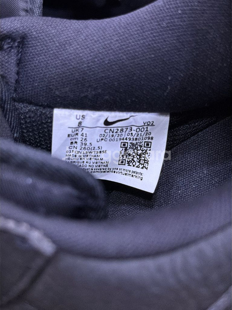 나이키 에어포스1 07 로우 크래프트 블랙 화이트260--8