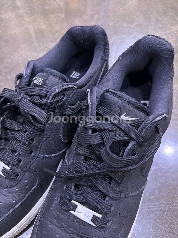 나이키 에어포스1 07 로우 크래프트 블랙 화이트260--3