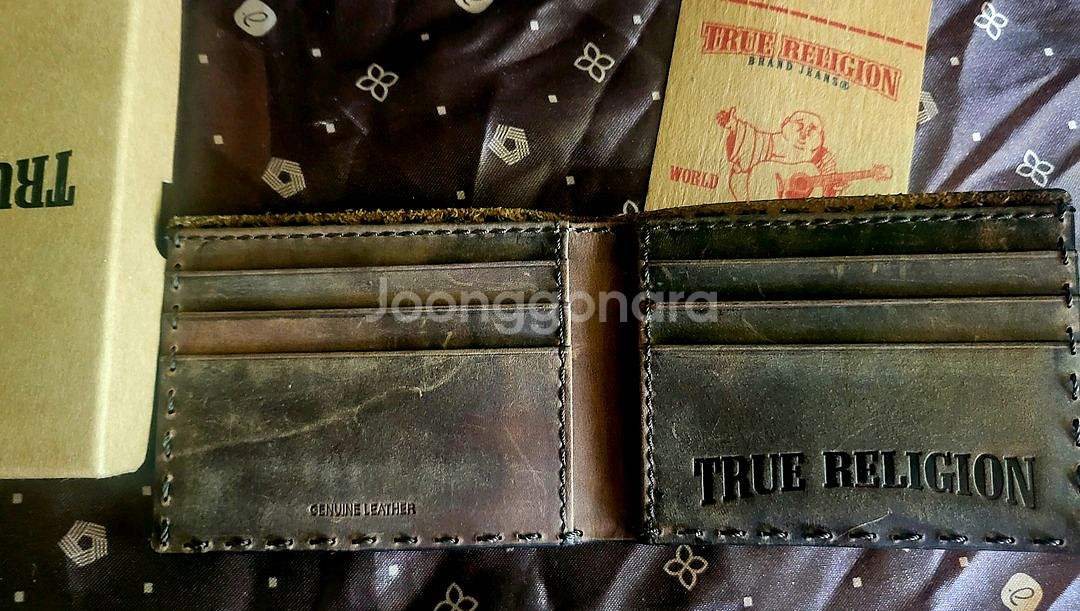 (미사용 새제품) 트루릴리전 레더 반지갑--0