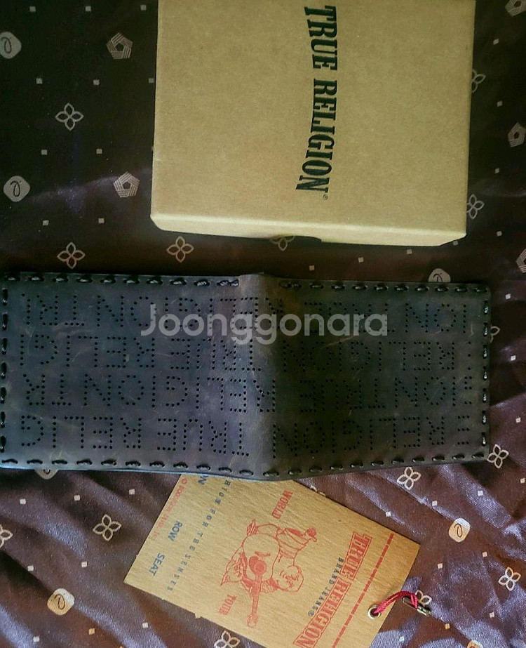 (미사용 새제품) 트루릴리전 레더 반지갑--4