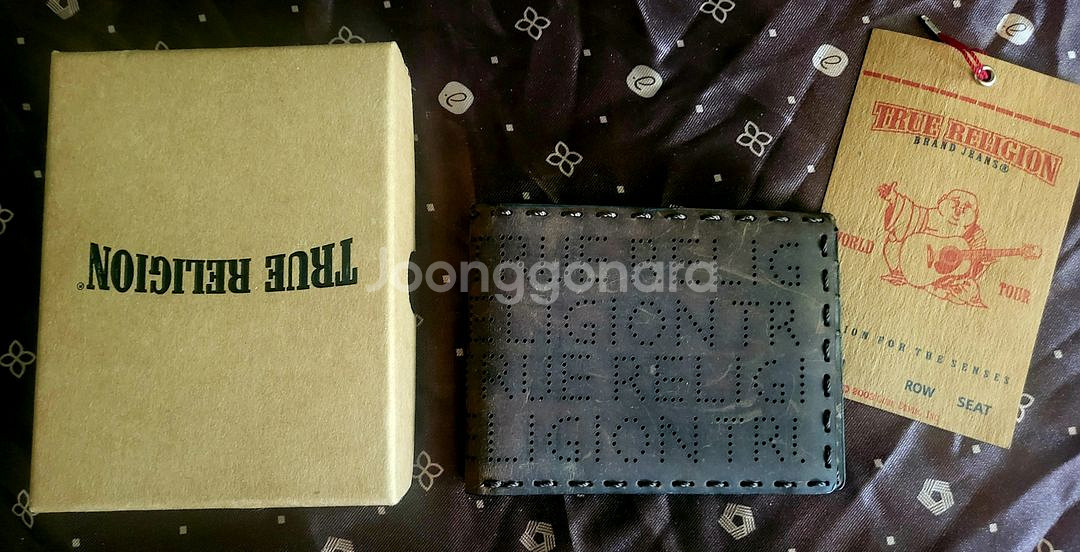 (미사용 새제품) 트루릴리전 레더 반지갑--7