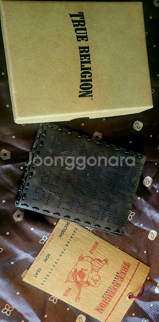 (미사용 새제품) 트루릴리전 레더 반지갑--8