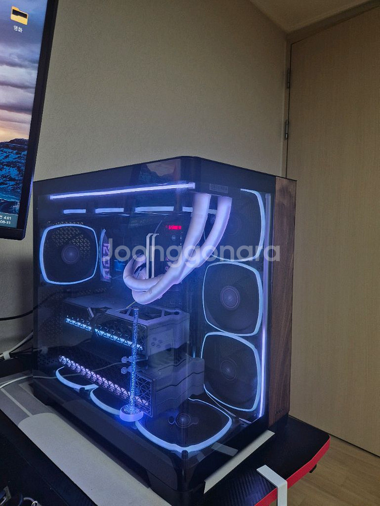 5k모니터+컴퓨터본체 pc--0