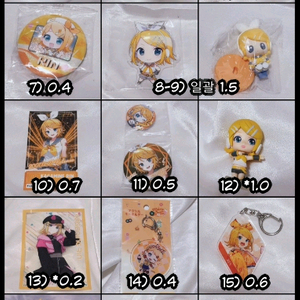 카가미네 린 렌 아크일스탠드 넨도 푸치 파규어 캔뱃지