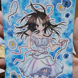 달빛천사 루나 진주 수꾸 라벨지 메모스티커 다꾸 인스