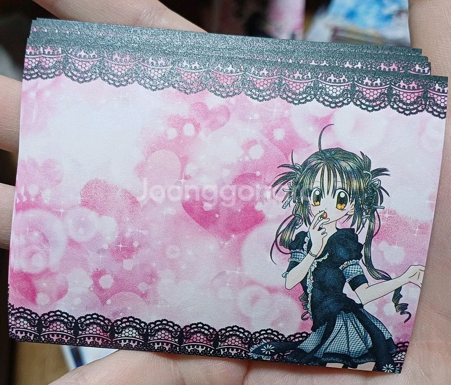 달빛천사 루나 블랙 수꾸 라벨지 메모스티커 다꾸 인스--1