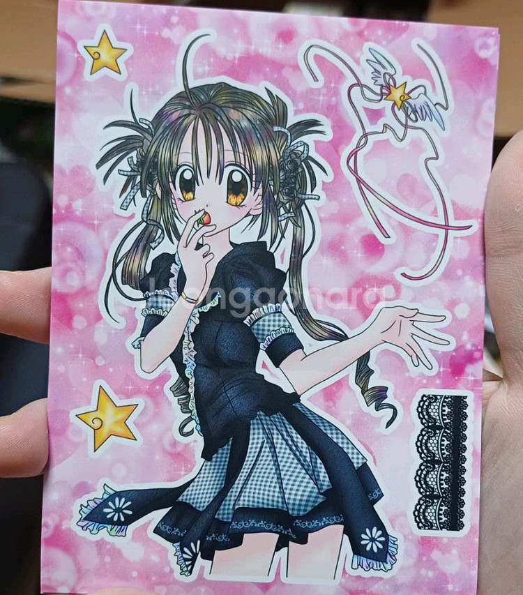 달빛천사 루나 블랙 수꾸 라벨지 메모스티커 다꾸 인스--0