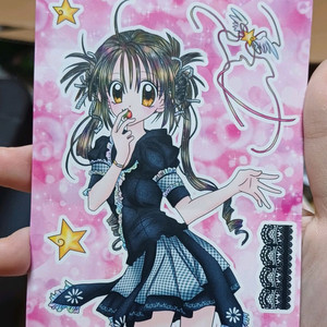 달빛천사 루나 블랙 수꾸 라벨지 메모스티커 다꾸 인스