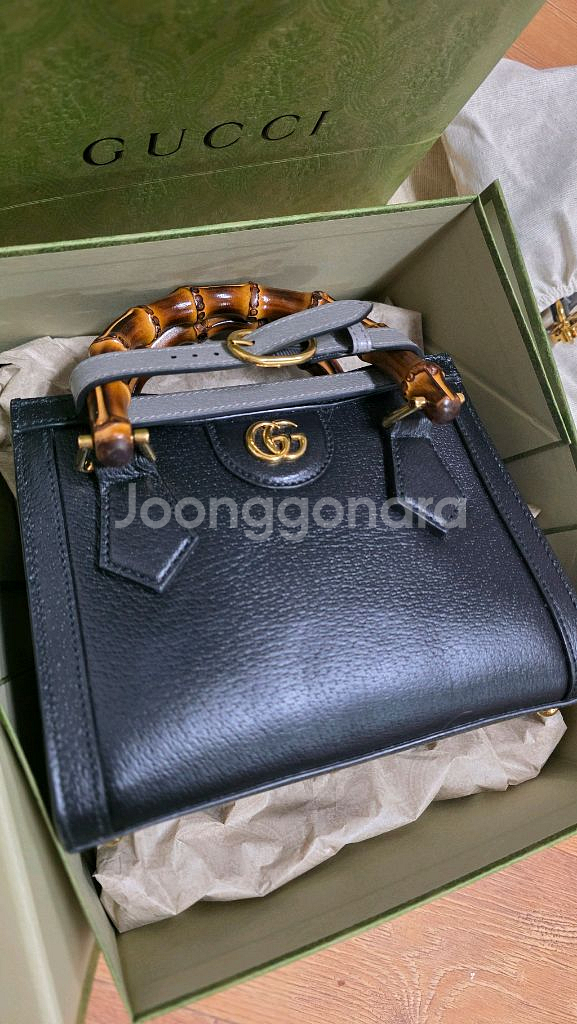 구찌 다이애나 미니 토트백 풀세트--2