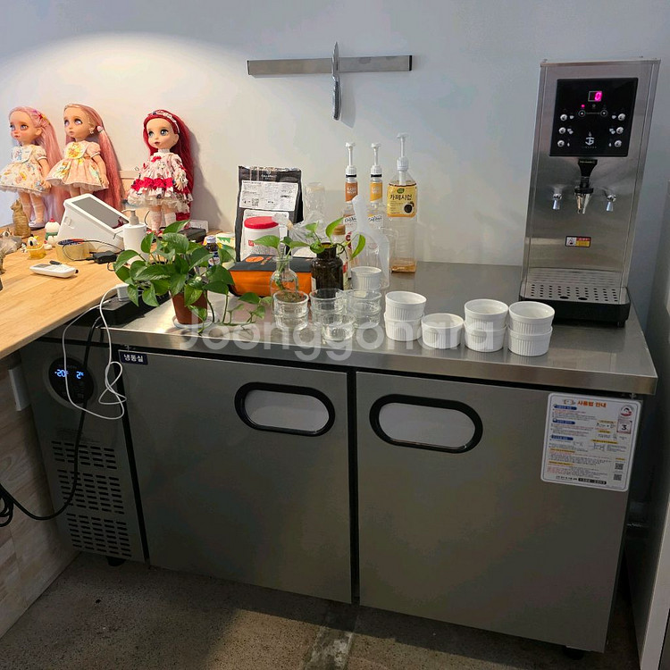 원주카페폐업 우성 냉동 보냉메탈 업소용냉장고 5자--0