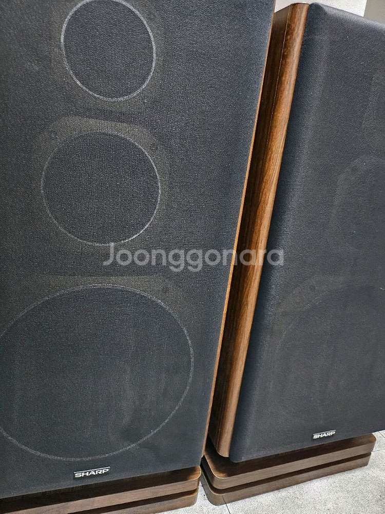 샤프 상위 대형 3WAY 스피커--4