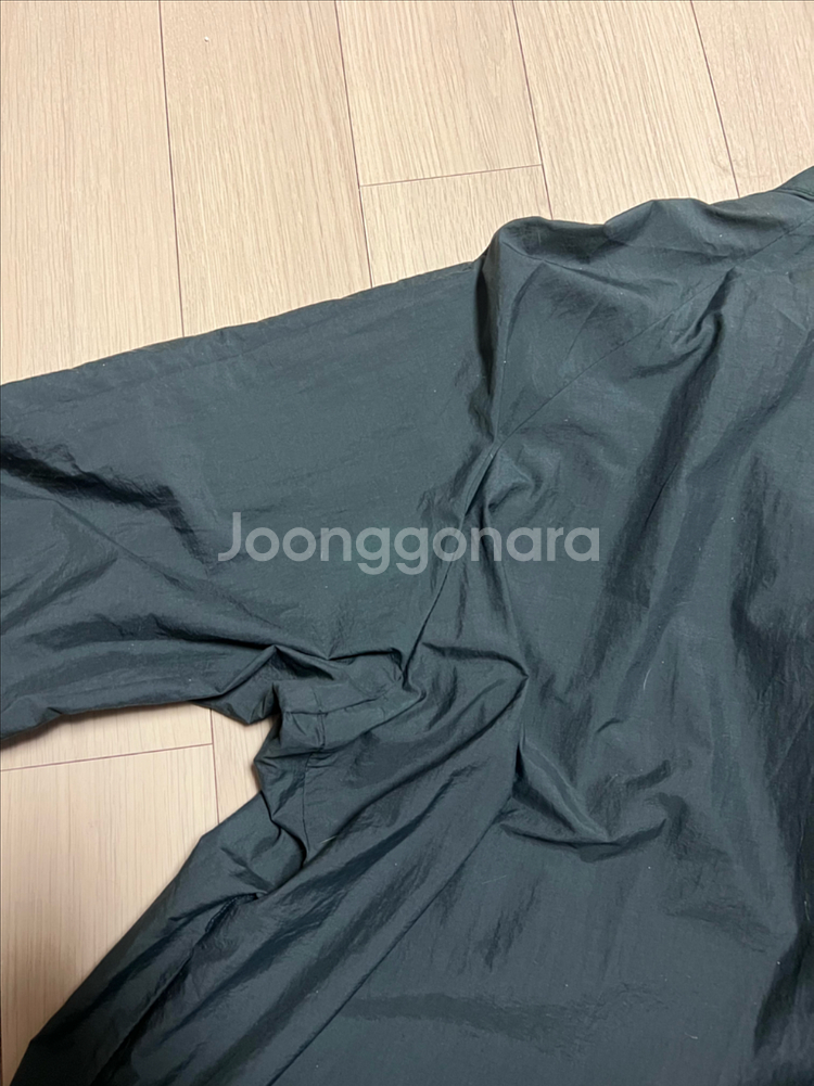 한섬 래트바이티 셔링소매 바스락 롱원피스 트렌치코트셔츠--6