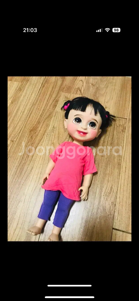 디즈니베이비돌 토킹부 빵지님 리페인팅--1