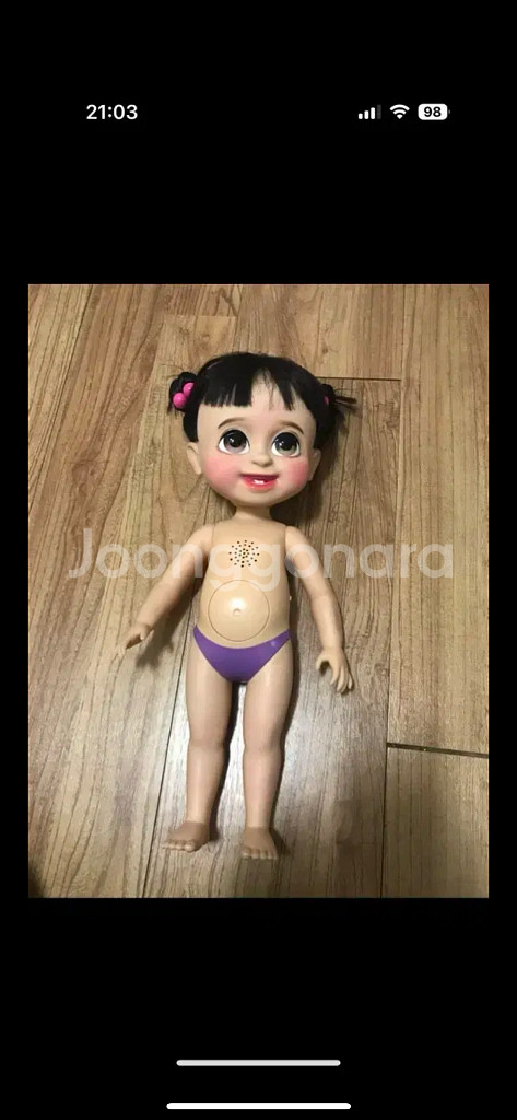 디즈니베이비돌 토킹부 빵지님 리페인팅--3