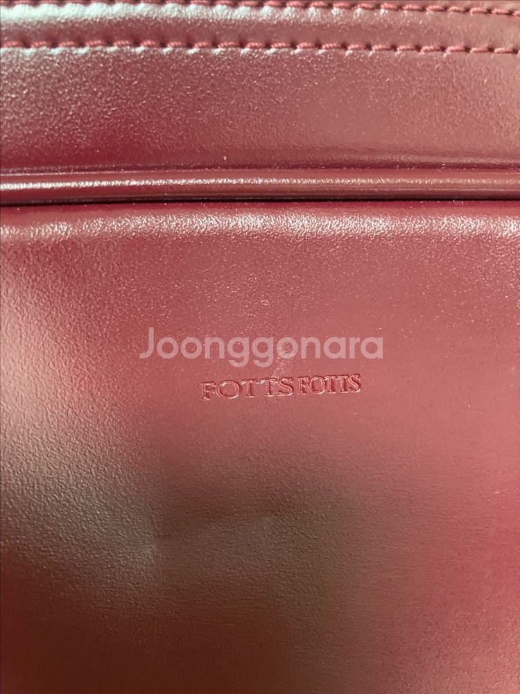 포츠포츠 볼링백 버건디--3