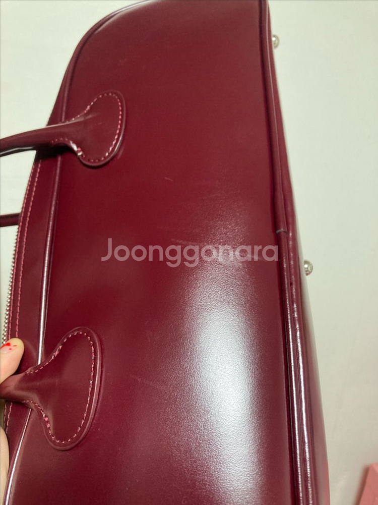 포츠포츠 볼링백 버건디--2