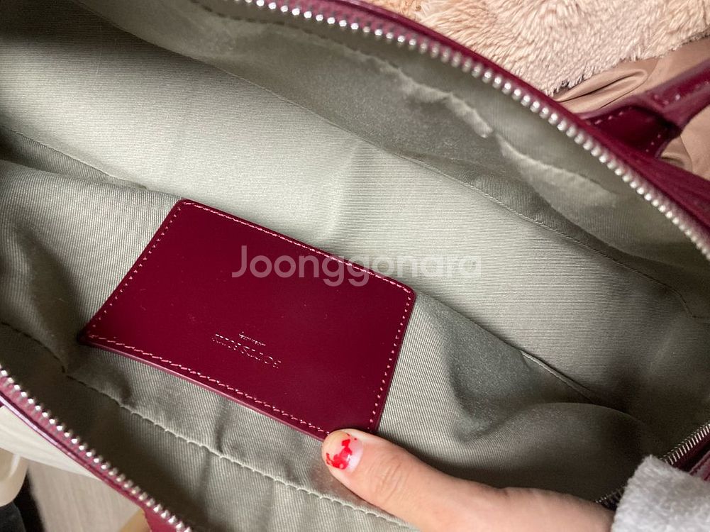 포츠포츠 볼링백 버건디--7