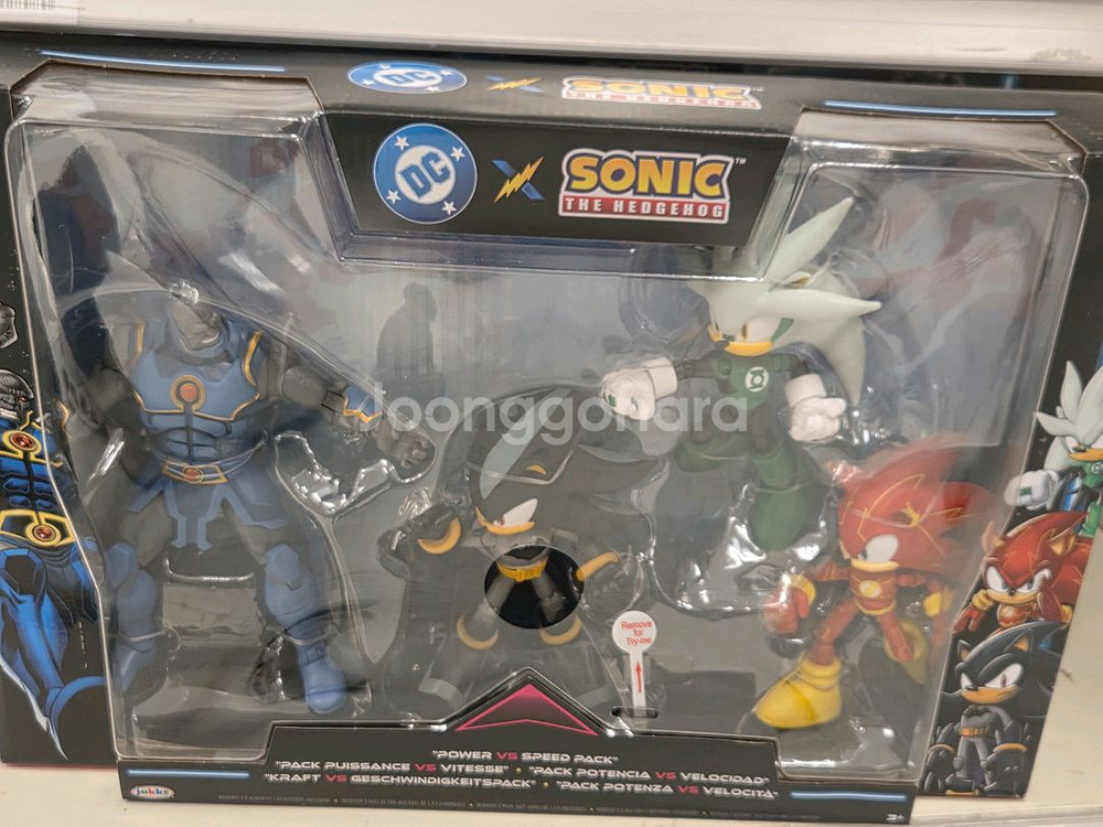 소닉과 dc 히어로가 콜라보한 제품 팝니다--5