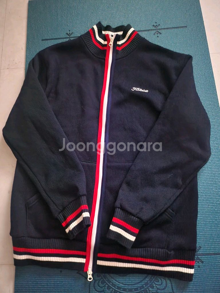 타이틀리스트 기모짚업니트105--0