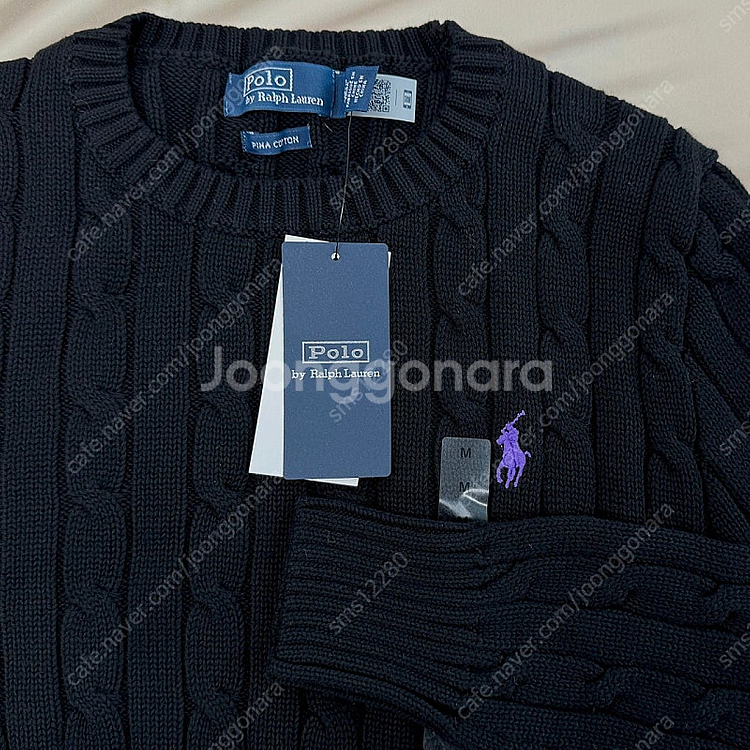 새상품 정품 폴로 랄프로렌 여성 케이블 니트 폴로 꽈--2