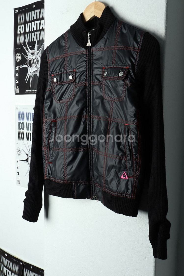 W(S) 르꼬끄 집업 바람막이 점퍼자켓 골프 니트--0