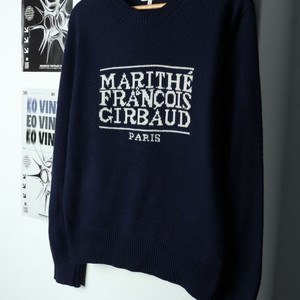 W(S) 브랜드빈티지 니트 마리떼프랑소와저버 네이비