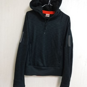 여성 아디다스 런닝 털기모 후드티(스판90-95)