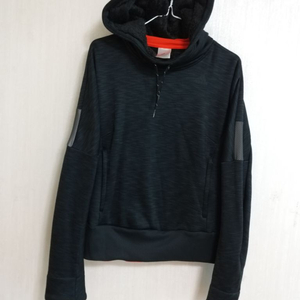 여성 아디다스 런닝 털기모 후드티(스판90-95)