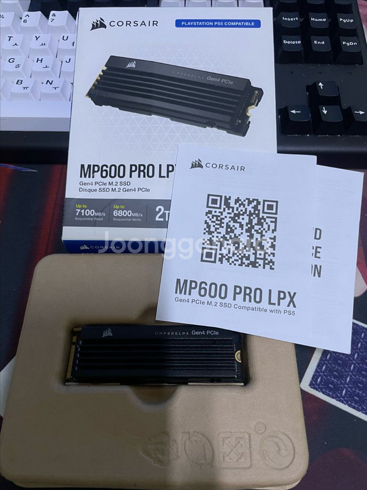 SSD 커세어 MP600 PRO LPX 2TB 13만--0