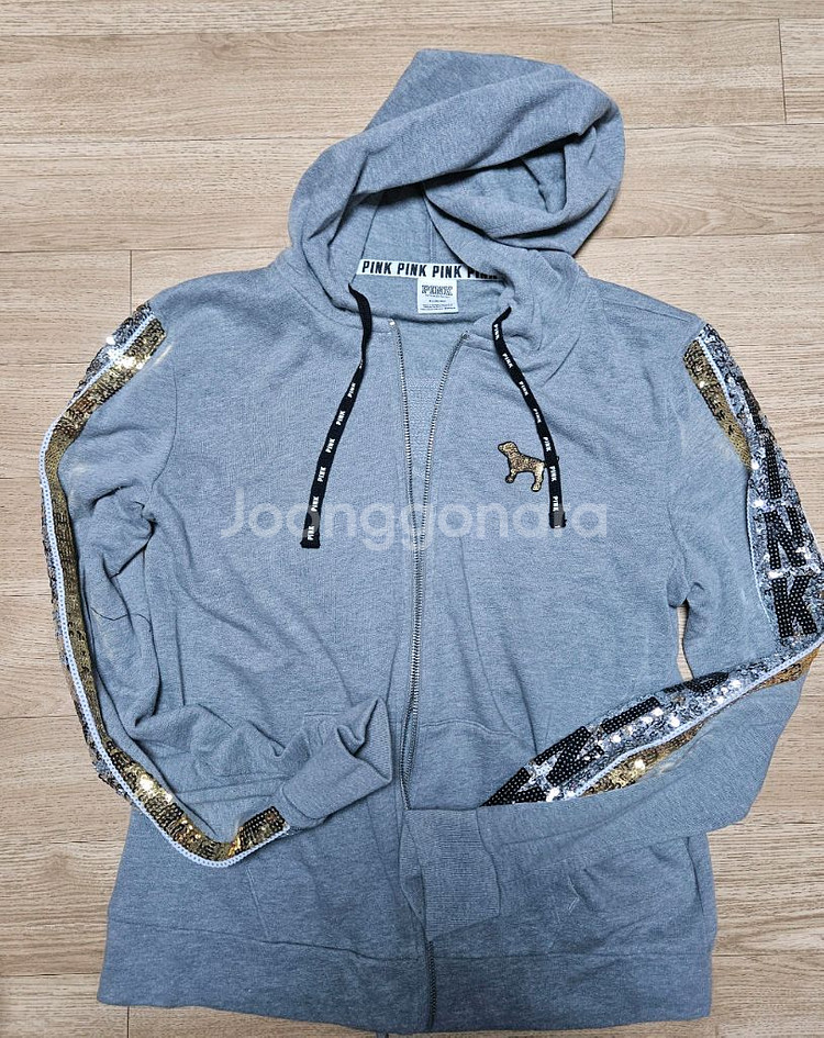 빅토리아시크릿 후드잠바+후드맨투맨 묶음--0