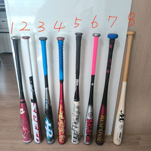 사회인야구배트 여러개 팝니다.(알로이,투피스,카본)