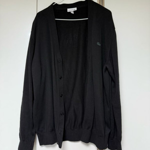 라코스테 가디건 블랙 XL
