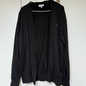 라코스테 가디건 블랙 XL