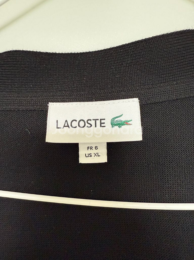 라코스테 가디건 블랙 XL--2