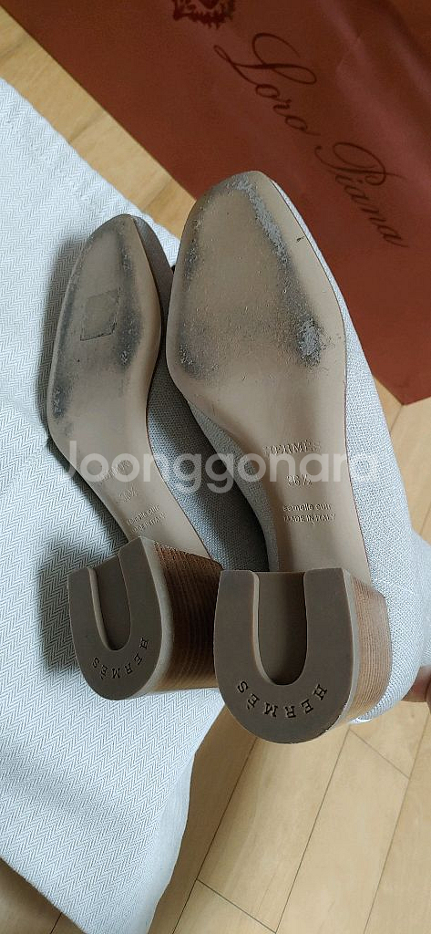 정품)에르메스 듀오 앵클부츠(235)--2