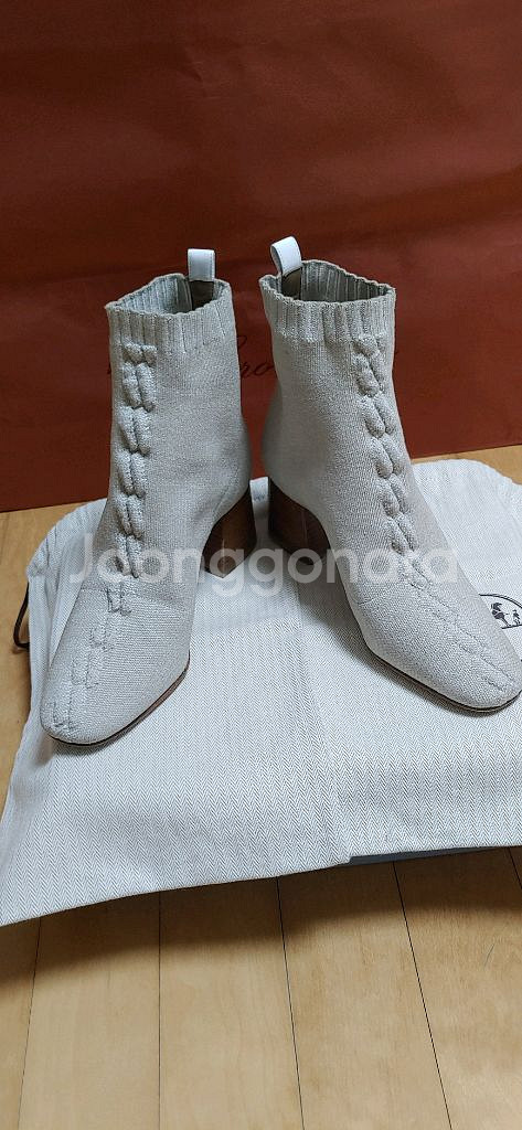 정품)에르메스 듀오 앵클부츠(235)--4