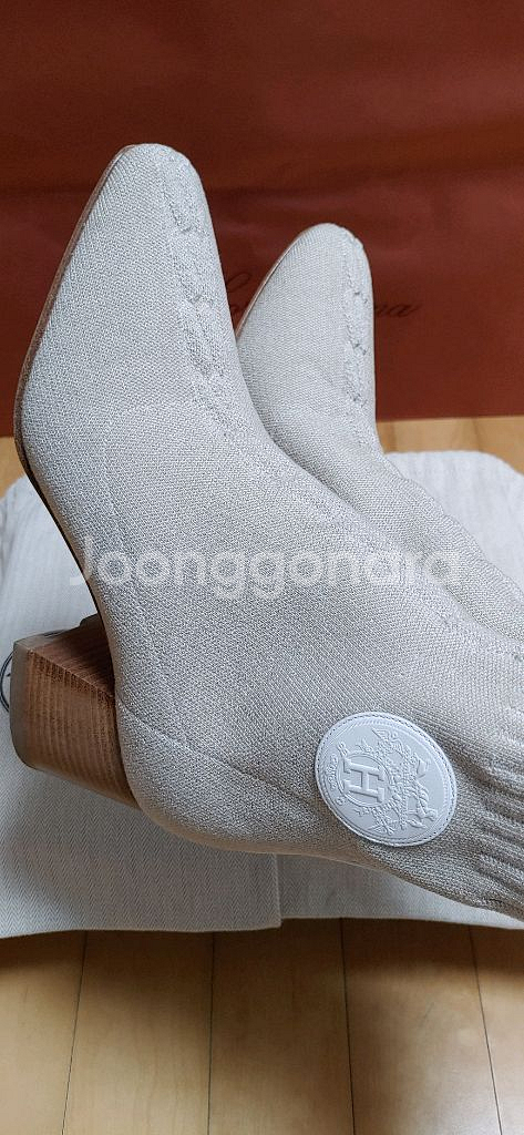 정품)에르메스 듀오 앵클부츠(235)--7